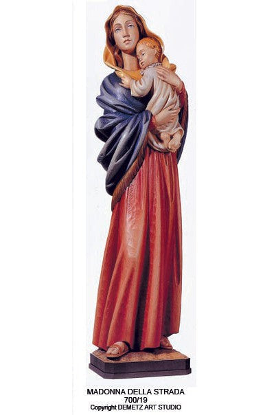 Madonna Della Strada "Ferruzzi" - HD70019-Church Life-Demetz-Fiberglass 24"-Michigan Church Supply