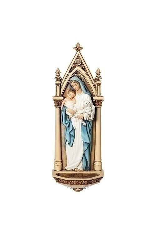 Madonna and Child Holy Water Font-LI66096-Inspirational Gifts-Roman, Inc-Michigan Church Supply