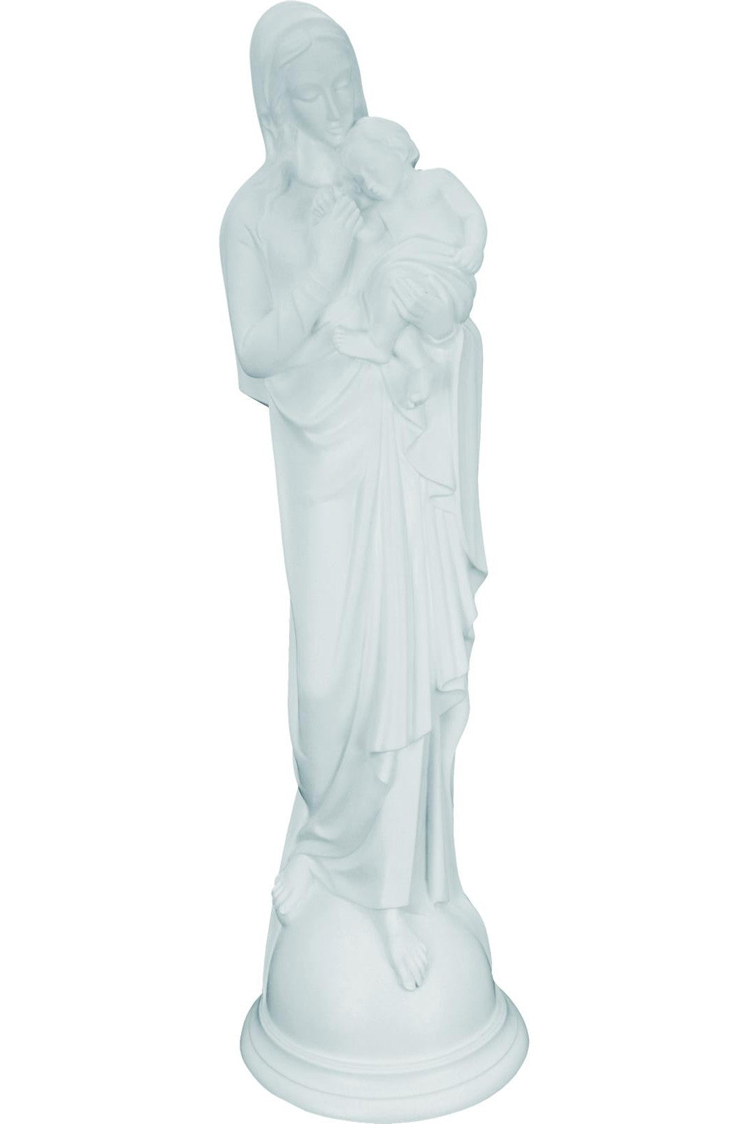 Madonna and Child WJSA2460CBP-Inspirational Gifts-Space Age Plastics-White-Michigan Church Supply