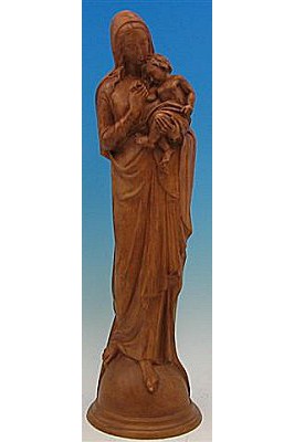 Madonna and Child WJSA2460CBP-Inspirational Gifts-Space Age Plastics-Wood Stain-Michigan Church Supply