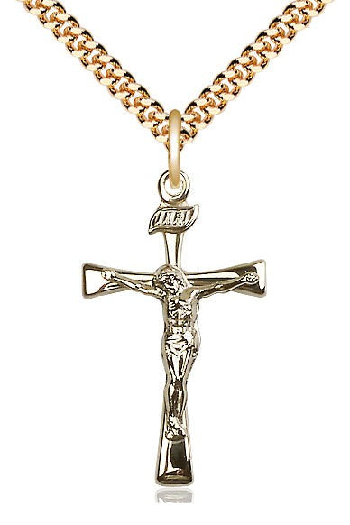 Maltese Crucifix Medal - FN2138-Jewelry-Bliss Mfg-Gold Filled-Michigan Church Supply