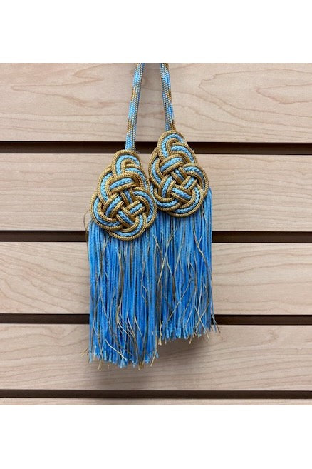 Marian Blue/Gold Priest Tassel Cincture - VL9005MK-Church Life-MCS-VL-Marian Blue-Michigan Church Supply