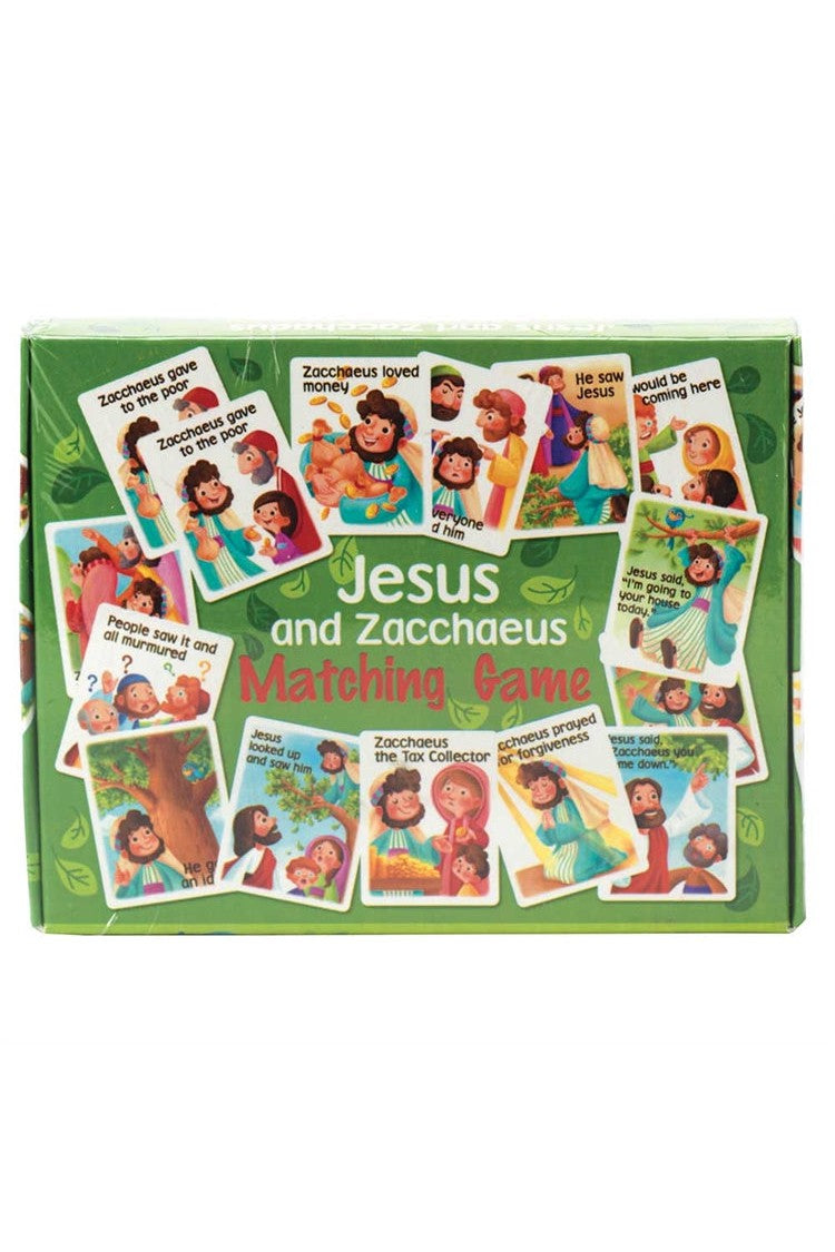 Match Game of Jesus and Zacchaeus - HOMATCHGAME100-Inspirational Gifts-Dicksons Gifts-Michigan Church Supply