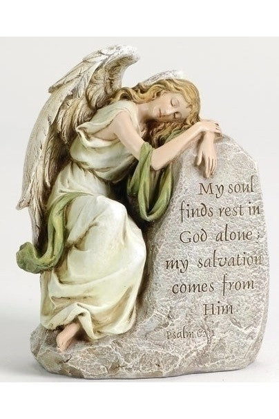 Memorial Angel Garden Stone - LI42083-Inspirational Gifts-Roman, Inc-Michigan Church Supply