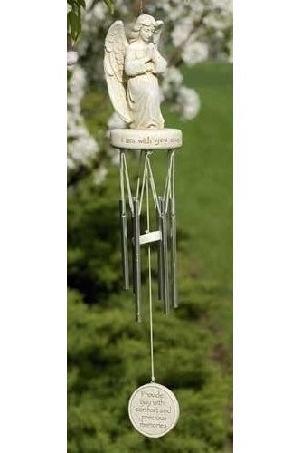 Memorial Angel Wind Chime - LI47320-Inspirational Gifts-Roman, Inc-Michigan Church Supply