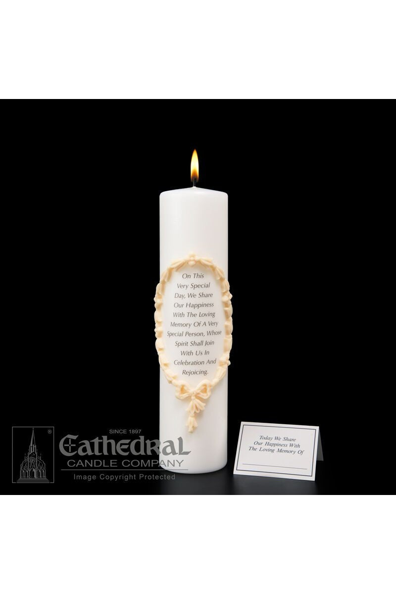 Memorial Candle - GG84308101-Inspirational Gifts-Cathedral Candle-Michigan Church Supply