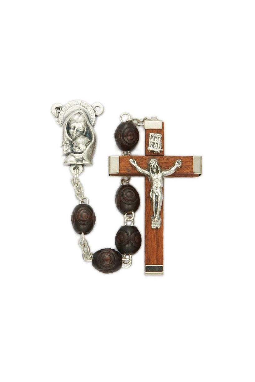 Men's Rosewood Carved Beads-WOSR3526JC-Inspirational Gifts-Singer-Michigan Church Supply