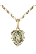 Miraculous Medal - FN0706EM-Jewelry-Bliss Mfg-Gold Filled-Michigan Church Supply