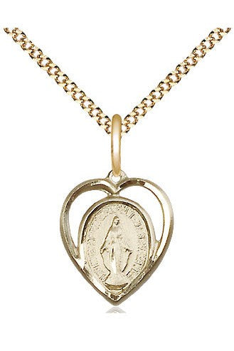 Miraculous Medal - FN4125-Jewelry-Bliss Mfg-Gold Filled-Michigan Church Supply