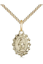 Miraculous Medal - FN6040-Jewelry-Bliss Mfg-Gold Filled-Michigan Church Supply