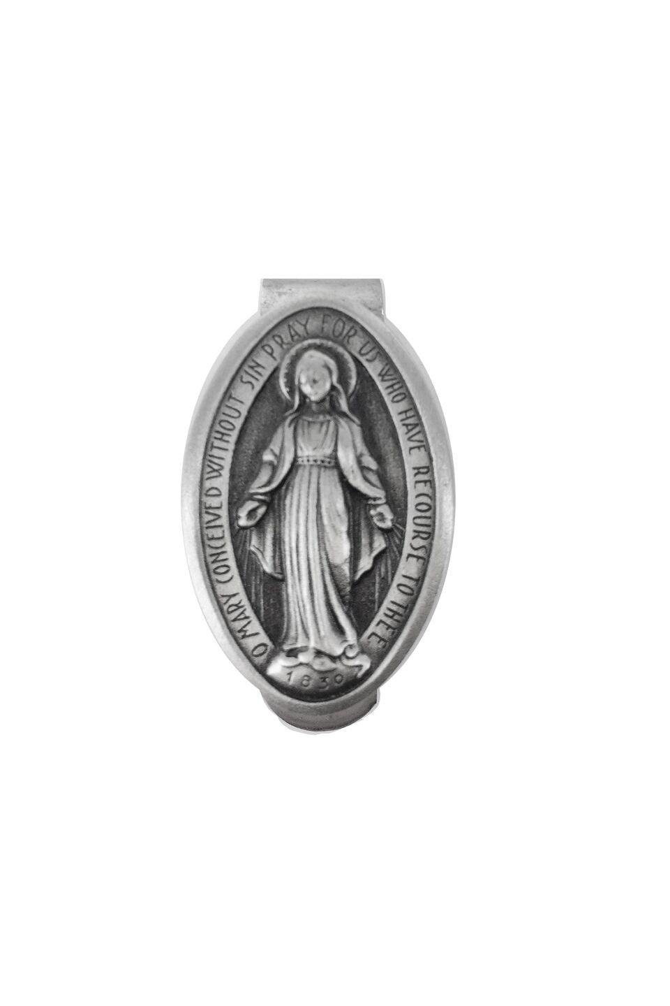 Miraculous Medal Visor Clip-WOSA3160-Inspirational Gifts-Singer-Michigan Church Supply