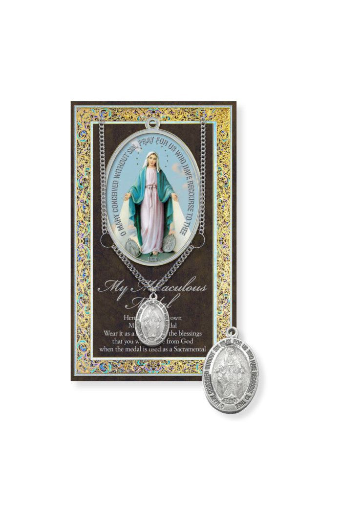 Miraculous Medal w/ Pamphlet - TA950253-Jewelry/Inspirational Gifts-Hirten-Michigan Church Supply