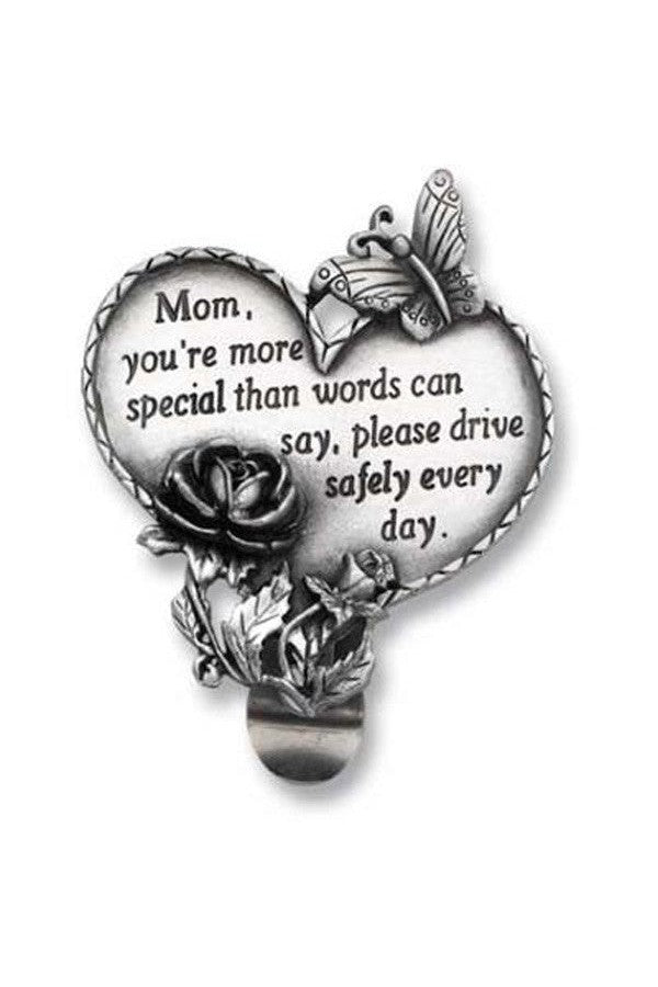 Mom Visor Clip - GEKVC321-Inspirational Gifts-Cathedral Art Medal and CA Gifts-Michigan Church Supply