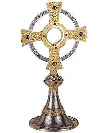 Monstrance-EW7210-Church Life-Molina/Artistic Silver-Brass Gold Plated Overall-Michigan Church Supply