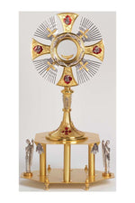 Monstrance - MIK678-Church Life-Koley-With clip-style luna-Michigan Church Supply