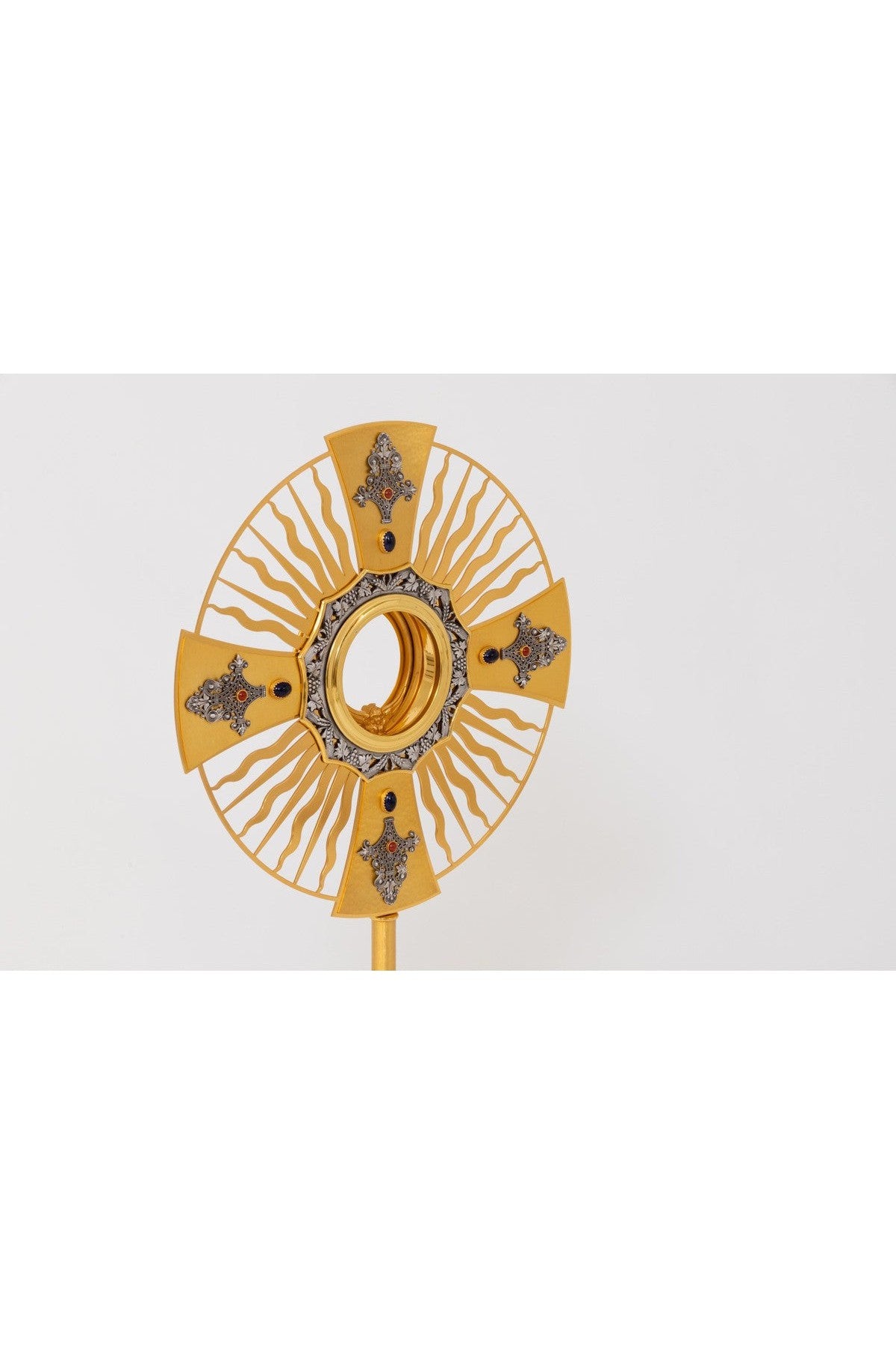 Monstrance - RX1932-Church Life-Elleci Arte Sacra-With Plexiglass Luna-Michigan Church Supply