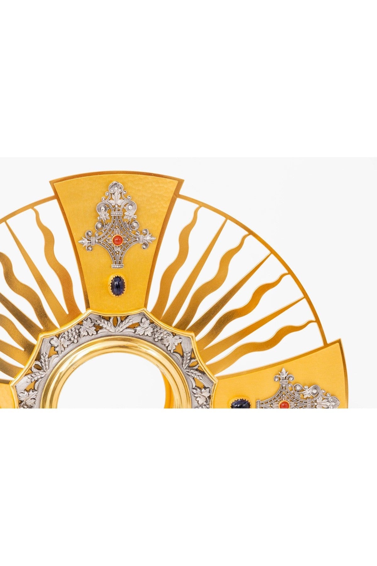 Monstrance - RX1932-Church Life-Elleci Arte Sacra-With Plexiglass Luna-Michigan Church Supply