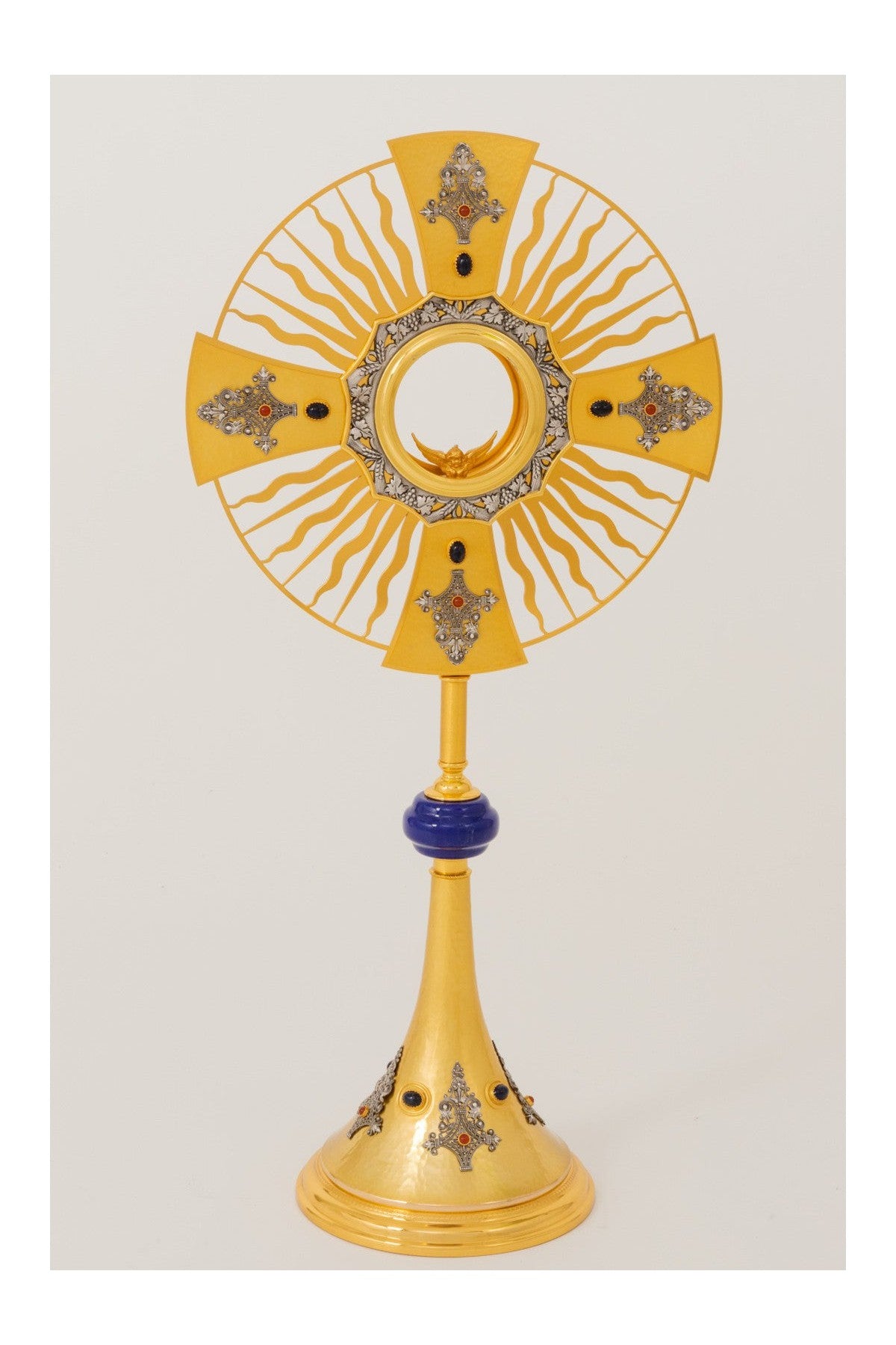 Monstrance - RX1932-Church Life-Elleci Arte Sacra-With Plexiglass Luna-Michigan Church Supply