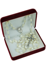 Mother of Pearl Rosary - FROW243-Church Life/Jewelry-Logos Trading Post-Michigan Church Supply