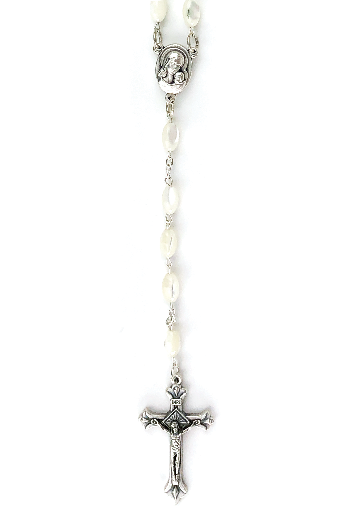 Mother of Pearl Rosary - FROW243-Church Life/Jewelry-Logos Trading Post-Michigan Church Supply