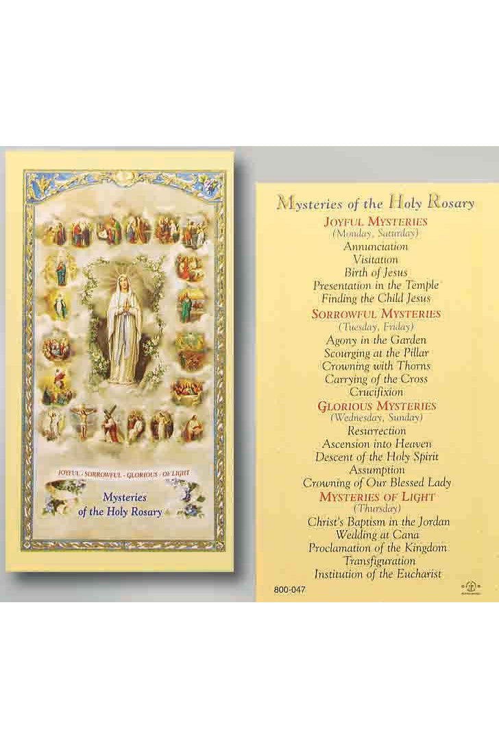 Mysteries of the Holy Rosary - TA800047-Inspirational Gifts-Hirten-Michigan Church Supply