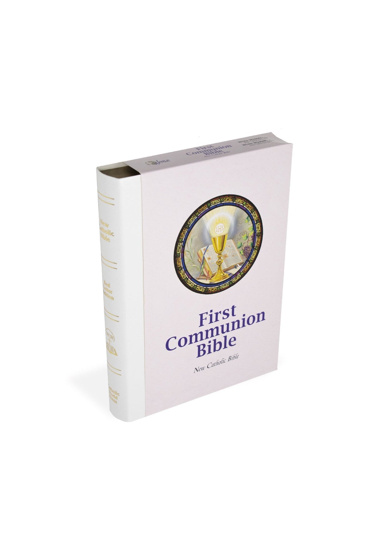 NCB First Communion Bible - White - Indexed-Inspirational Gifts-Catholic Book Publishing Corp-Michigan Church Supply