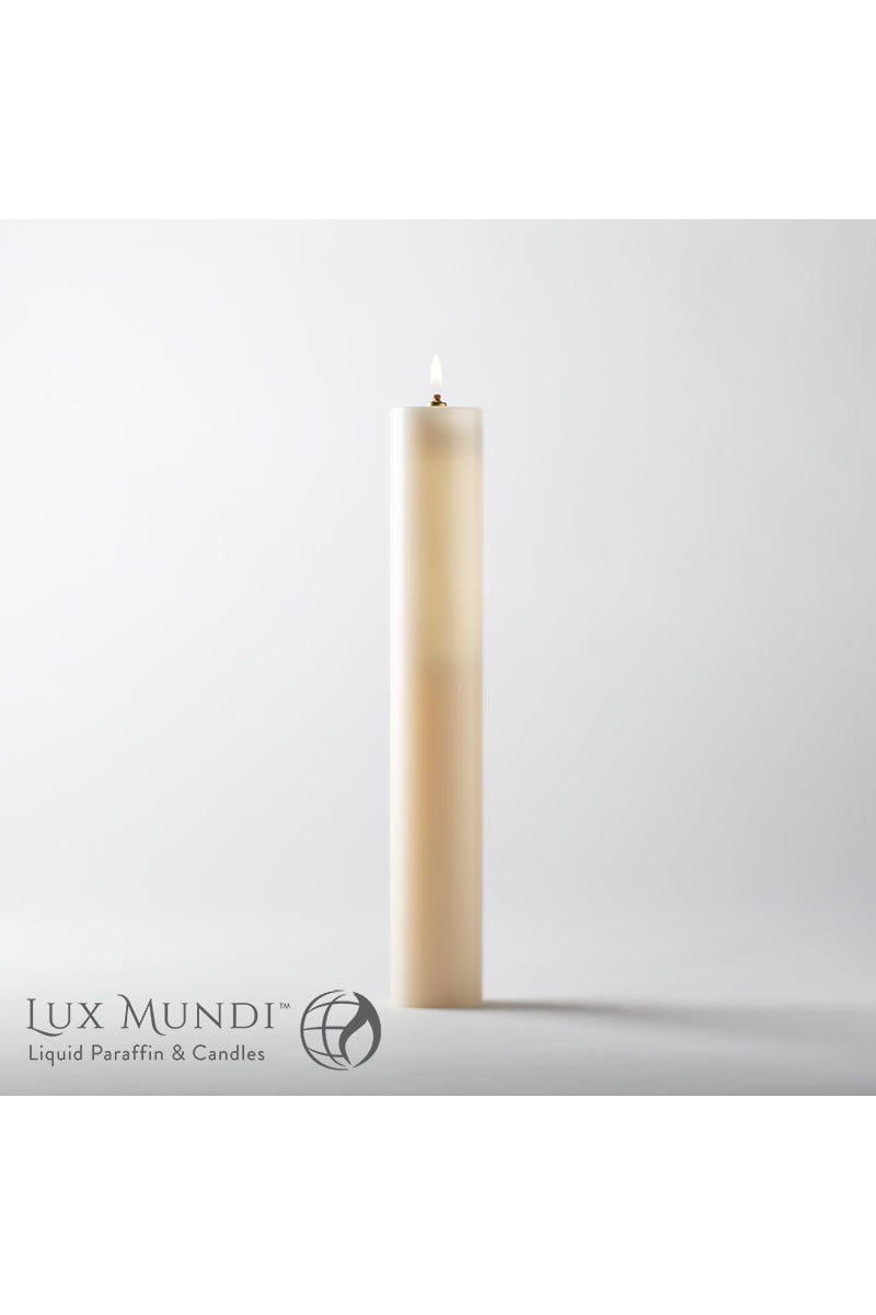 NUSHELL178 - Lux Mundi 1-7/8" Candle Shell-Church Life-Lux Mundi-1 7/8" X 8"-Michigan Church Supply