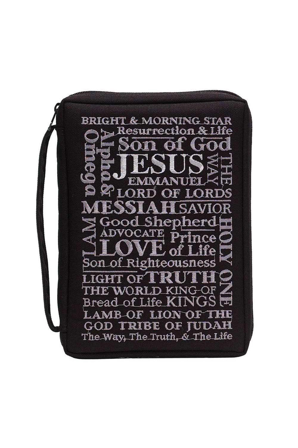 Names of Jesus Bible Cover Black - HOBCK303-Inspirational Gifts-Dicksons Gifts-Michigan Church Supply