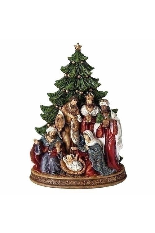 Nativity Pine Tree Figure - LI135372-Inspirational Gifts-Roman, Inc-Michigan Church Supply