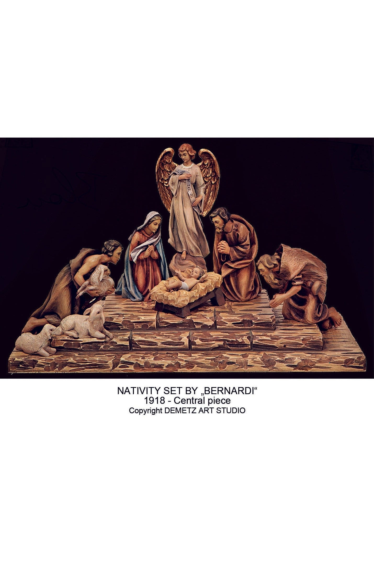 Nativity Set (Bernardi) - HD1918-Church Life-Demetz-Holy Family 20"-Michigan Church Supply