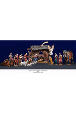 Nativity Set "Kostner" 60" Linden Wood - HD1902L60-Church Life-Demetz-Holy Family-Michigan Church Supply