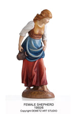 Nativity Set (size 18") "Demetz" - HD1950-18-Church Life-Demetz-Female Shepherd 