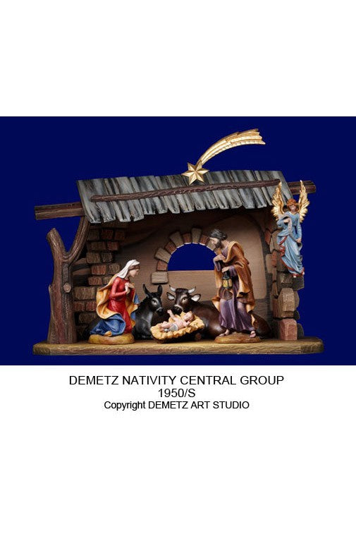 Nativity Set (size 18") "Demetz" - HD1950-18-Church Life-Demetz-Holy Family Set-Michigan Church Supply