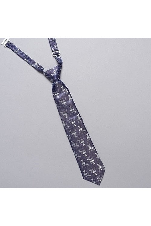 Navy Blue Communion Tie - LI95253-Inspirational Gifts-Roman, Inc-Michigan Church Supply