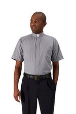 Neckband Shirt - Short Sleeve - OF202-Church Life-R.J. Toomey-15-Black-Michigan Church Supply