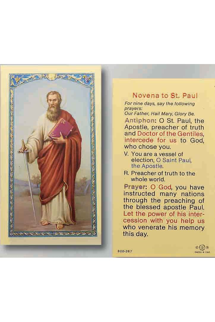 Novena to St. Paul - TA800287-Inspirational Gifts-Hirten-Michigan Church Supply