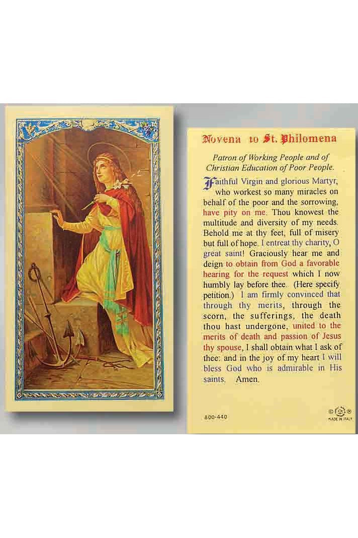 Novena to St. Philomena - TA800440-Inspirational Gifts-Hirten-Michigan Church Supply