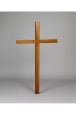 Oak Crosses for Church-Church Life-MCS-DO-4' x 29"-Light Oak-Michigan Church Supply