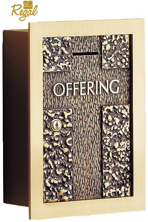 Offering Box - QF71OF21-Church Life-Empire Bronze-A) Offering-Michigan Church Supply