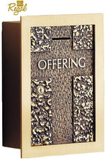 Offering Box - QF71OF21-Church Life-Empire Bronze-A) Offering-Michigan Church Supply