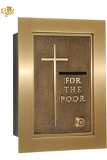 Offering Boxes For the Poor - QF81OF18-Church Life-Empire Bronze-Satin-Michigan Church Supply