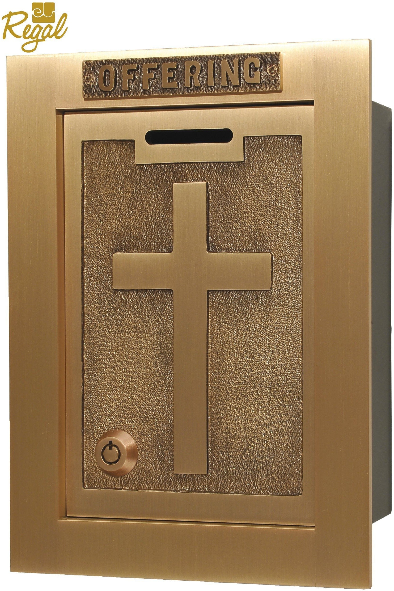 Offering Boxes - QF81OF22-Church Life-Empire Bronze-Satin-Michigan Church Supply