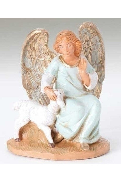 Olivia Angel w/Lamb 5" Fontanini - LI52520-Inspirational Gifts-Fontanini-Michigan Church Supply