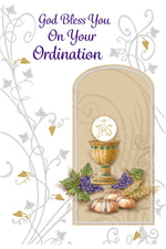 Ordination Greeting Card - UL86922-Inspirational Gifts-Malhame-Michigan Church Supply