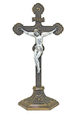 Ornate Crucifix 22.5" Two-tone - ZWSR75543BS-Inspirational Gifts-Goldscheider of Vienna-Michigan Church Supply