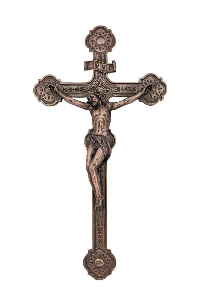 Ornate Crucifix - ZWSR75698-Inspirational Gifts-Goldscheider of Vienna-Michigan Church Supply