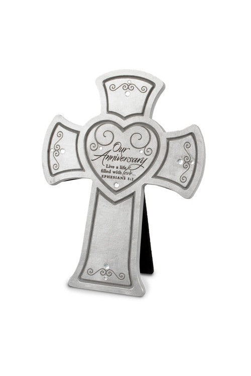 Our Anniversary Cross - NB11888-Inspirational Gifts-Lighthouse-Michigan Church Supply