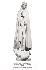 Our Lady of Fatima - HD736-Church Life-Demetz-Linden Wood 24"-Michigan Church Supply