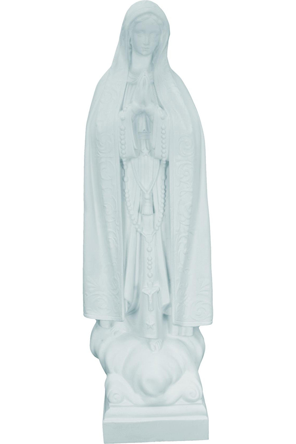 Our Lady of Fatima WJSA2435CPB-Inspirational Gifts-Space Age Plastics-White-Michigan Church Supply