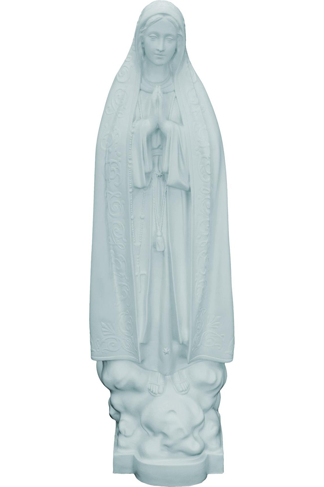 Our Lady of Fatima WJSA3235C-Inspirational Gifts-Space Age Plastics-White-Michigan Church Supply